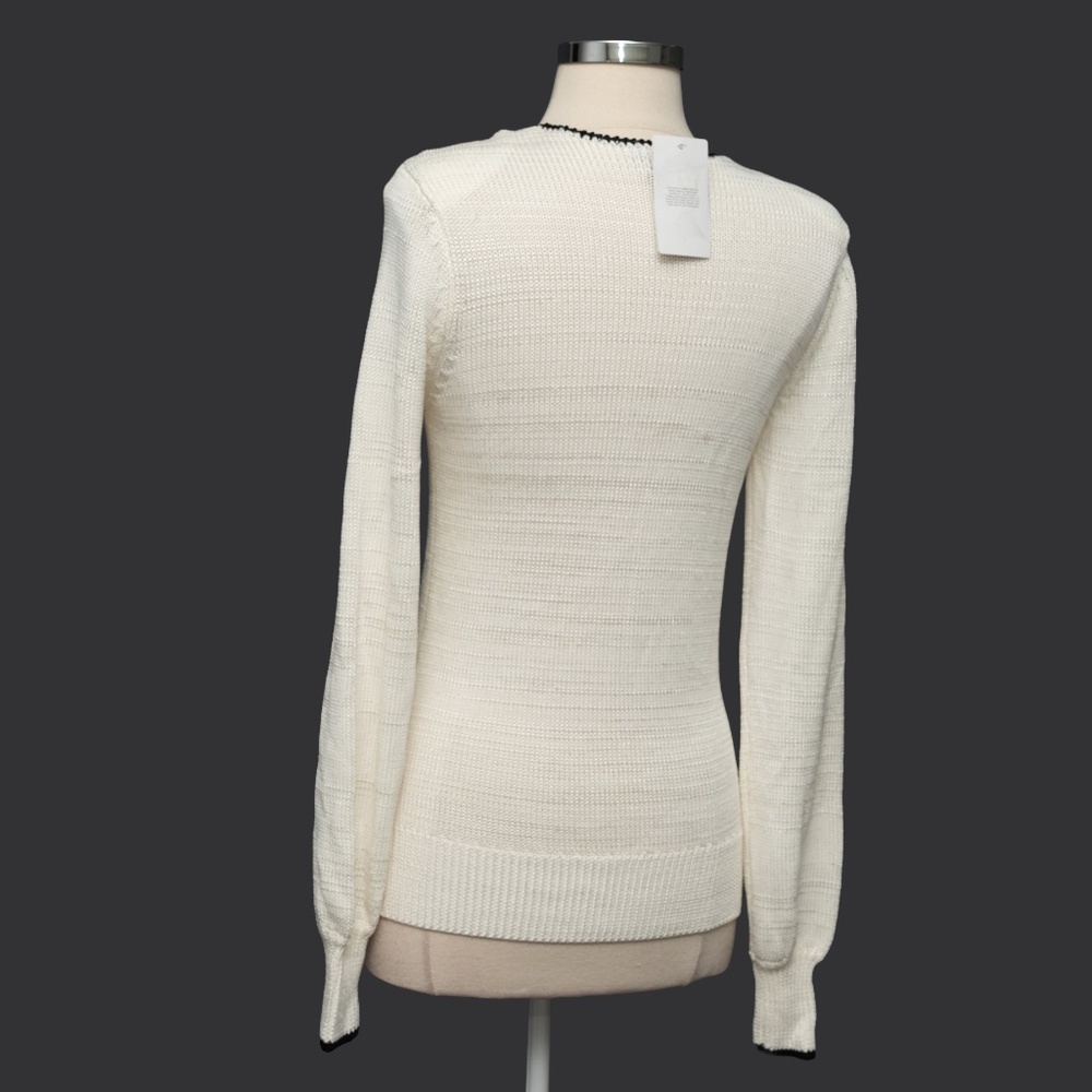 REISS- Talia Contrast Trim Sweater‎ - Picture 2 of 8